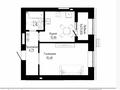 1-бөлмелі пәтер · 44.24 м² · 8/12 қабат, Култегин 3, бағасы: 30 млн ₸ в Астане, Нура р-н