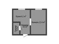 1-комнатная квартира · 25 м² · 1/6 этаж, Кобыланды батыра 24/2 за 10.4 млн ₸ в Костанае — фото 2