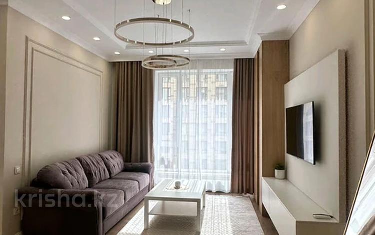 2-комнатная квартира · 70 м² · 8 этаж, Манаса 109а за 550 000 ₸ в Алматы, Алмалинский р-н — фото 2