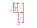2-бөлмелі пәтер · 44.7 м² · 1/5 қабат, 7-й мкр., бағасы: 8.5 млн ₸ в Темиртау — фото 11