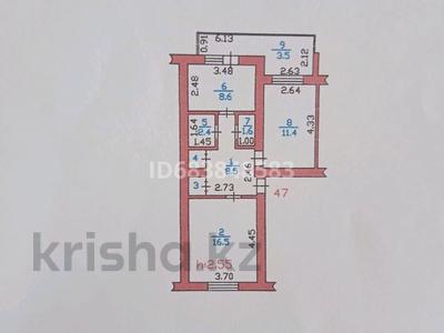 2-комнатная квартира, 54.2 м², 4/5 этаж, Каратал 34 за 19.5 млн 〒 в Талдыкоргане, Каратал