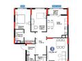 3-комнатная квартира · 111.96 м² · 8/14 этаж, Исатай Тайманова 42 А — Жарбосынова за 71 млн ₸ в Атырау — фото 2