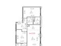 3-комнатная квартира · 73.6 м² · 9/9 этаж, Толе би 22 за 51 млн ₸ в Астане, Нура р-н — фото 9