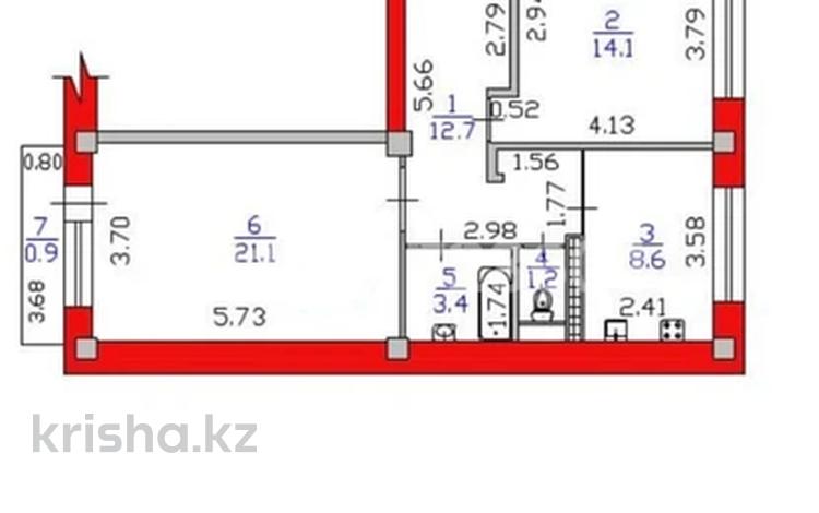 2-бөлмелі пәтер · 62 м² · 4/5 қабат, Муратбаева 164 — Карасай батыра, бағасы: 53 млн ₸ в Алматы, Алмалинский р-н — фото 19
