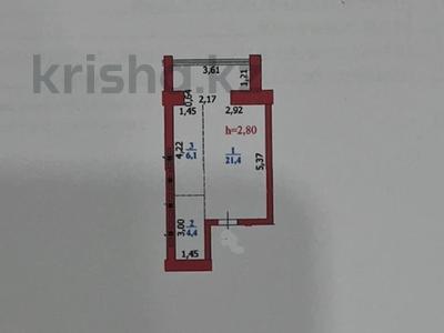 1-комнатная квартира · 47.9 м² · 7/9 этаж, есенжанова за 15.5 млн 〒 в Уральске