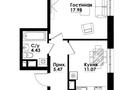 1-комнатная квартира · 41 м² · 4/9 этаж, Улица Симферопольская, 1/2 / улица Симферопольская, 1/2 блок 2 1/2 — Cулейменова за 42 млн ₸ в Алматы, Ауэзовский р-н — фото 2