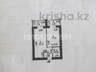 1-бөлмелі пәтер · 44.6 м² · 3/12 қабат, Жумекен Нажимеденов 38, бағасы: 20.3 млн ₸ в Астане, Сарайшык р-н