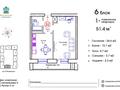 1-комнатная квартира · 51.4 м² · 11/13 этаж, Тауелсиздик 34/8 — Б.Момышулы за ~ 20 млн ₸ в Астане, Алматы р-н — фото 7