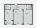 2-комнатная квартира, 75.15 м², мкр. Ак Шагала за ~ 35.7 млн 〒 в Атырау — фото 2