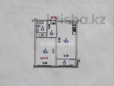 1-бөлмелі пәтер · 44.4 м² · 5/7 қабат, Қайрат ш/а. 303, бағасы: 30 млн ₸ в Алматы, Турксибский р-н
