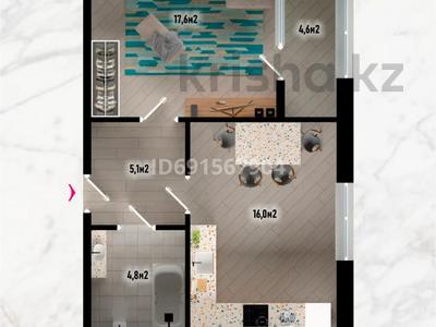 1-комнатная квартира, 43.5 м², 1/7 этаж, 41 МКР 1 за 8 млн 〒 в Актау