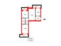 3-комнатная квартира · 63.1 м² · 9/10 этаж, мкр Новый Город, Ермекова 52 за 30 млн ₸ в Караганде, Казыбек би р-н — фото 11