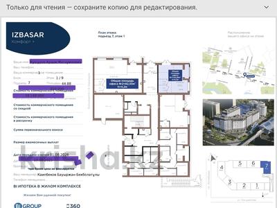 Еркін, кеңселер, дүкендер мен бутиктер, сұлулық салондары, медорталықтар мен дәріханалар · 45 м², бағасы: 45 млн ₸ в Астане, Алматы р-н
