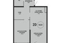 2-комнатная квартира · 62.7 м² · 9/9 этаж, Каныша Сатпаева 90а/1 — С КЛЮЧАМИ И ДОКУМЕНТАМИ за ~ 51.7 млн ₸ в Алматы, Бостандыкский р-н — фото 2