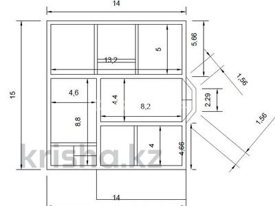 Отдельный дом · 2 комнаты · 50 м² · 8 сот., мкр Ынтымак , Жигерген 42 за 28.5 млн 〒 в Шымкенте, Абайский р-н
