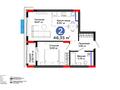 2-бөлмелі пәтер · 49 м² · 2/9 қабат, мкр Уркер, Е 900 8, бағасы: 39.5 млн ₸ в Астане, Нура р-н — фото 9