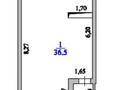 1-комнатная квартира · 37.4 м² · 3/7 этаж, Естай за 17.5 млн ₸ в  — фото 9
