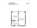1-комнатная квартира, 52.25 м², Таумуш Жумагалиева 6 за ~ 17.8 млн 〒 в Атырау — фото 2