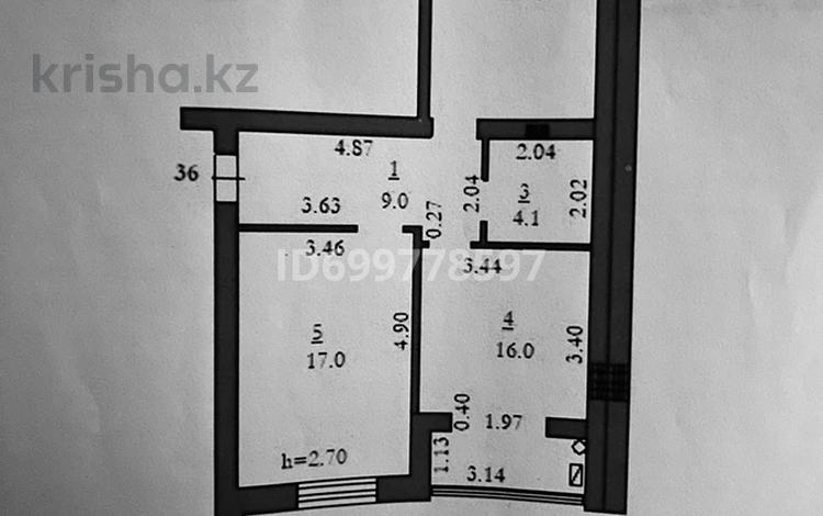 2-комнатная квартира · 66.48 м² · 2/5 этаж, мкр. Алтын орда, Микрорайон Батыс-2 49Л за 26 млн 〒 в Актобе — фото 2