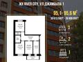 2-бөлмелі пәтер · 68.1 м² · 3/9 қабат, Джамбула 1, бағасы: ~ 28.3 млн ₸ в Семее — фото 8
