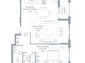 2-комнатная квартира · 66.93 м² · 2/9 этаж, По ул. Ханов Керея и Жанибека, напротив Президентского парка за ~ 52.9 млн ₸ в Астане