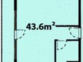 2-комнатная квартира, 43.6 м², 12/27 этаж, Лорткипанидзе — Набережная за ~ 15.6 млн 〒 в Батуми — фото 2