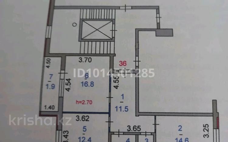 2-комнатная квартира · 63 м² · 9/9 этаж, Микрорайон Аэропорт 1, Мкрн Аэропорт 4 за 26 млн ₸ в Костанае — фото 2