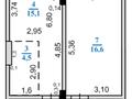 2-бөлмелі пәтер · 50 м² · 10/10 қабат, Нұрсәт ш/а 37 — Напротив новой мечети, бағасы: 28.7 млн ₸ в Шымкенте, Каратауский р-н — фото 39