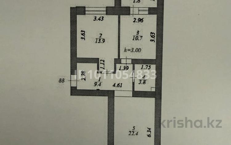 2-бөлмелі пәтер · 63 м² · 8/10 қабат, Алихан Бокейхан 7, бағасы: 39 млн ₸ в Астане, Есильский р-н — фото 2