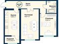 2-комнатная квартира · 61.7 м², мкр Туран 2 за ~ 23.6 млн ₸ в Шымкенте, Каратауский р-н — фото 3