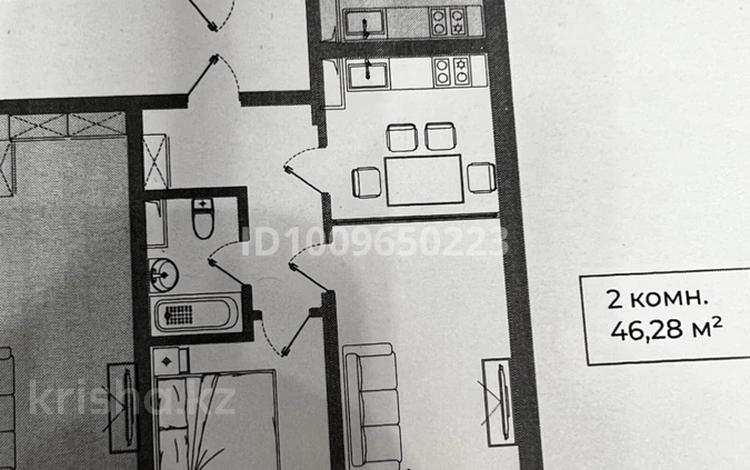 2-комнатная квартира · 46.28 м² · 2/6 этаж, мкр Кайрат за ~ 25.5 млн ₸ в Алматы, Турксибский р-н — фото 5