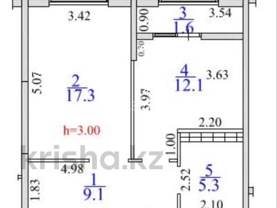 1-бөлмелі пәтер · 45.4 м² · 6/12 қабат, Макатаева - Байтурсынова 6, бағасы: 41.2 млн ₸ в Алматы, Алмалинский р-н