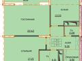 2-бөлмелі пәтер · 72.82 м² · 2/16 қабат, Гашека 9, бағасы: ~ 40.1 млн ₸ в Костанае — фото 5