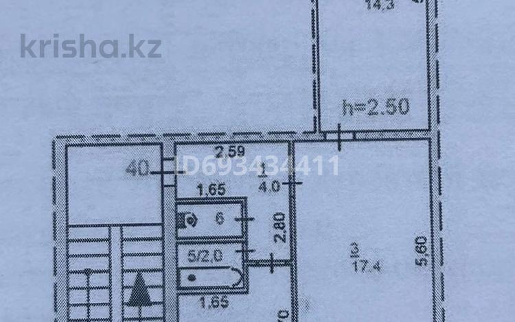 2-комнатная квартира, 45.3 м², 5/5 этаж помесячно, Назарбаева 69 за 110 000 〒 в Павлодаре — фото 2