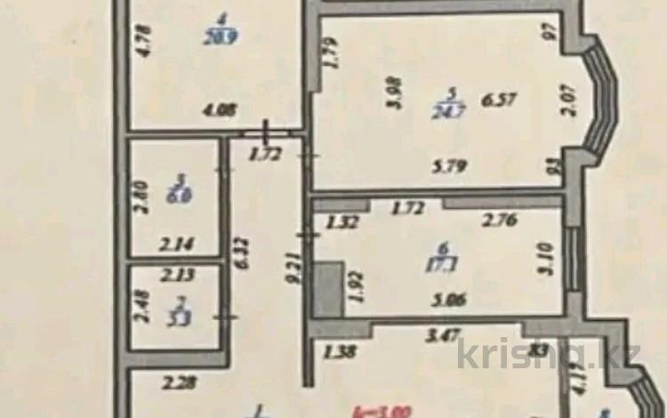 3-комнатная квартира · 124 м² · 8/19 этаж, Баянауыл 1 за 58 млн ₸ в Астане, р-н Байконур — фото 2