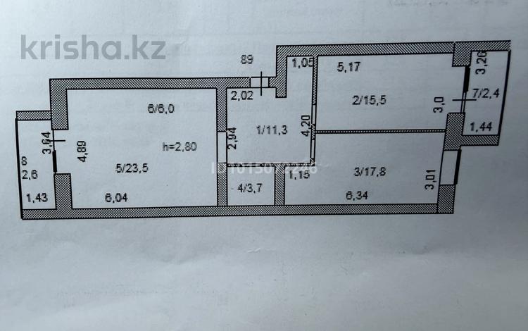 3-бөлмелі пәтер · 84 м² · 7/10 қабат, Жумабаева 13/1 — Набережная, бағасы: 35.5 млн ₸ в Кокшетау — фото 3