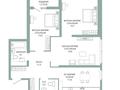 3-комнатная квартира · 77 м², Толе би 19а за ~ 38.2 млн ₸ в Астане, Нура р-н — фото 2