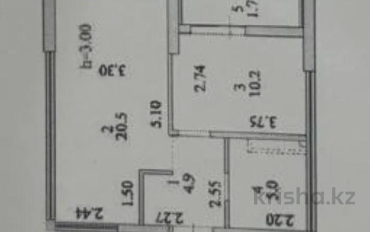 1-комнатная квартира · 42.3 м² · 2/12 этаж, Е 882 7 за 24.5 млн 〒 в Астане, Сарыарка р-н — фото 3