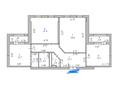 3-бөлмелі пәтер · 110 м² · 8/36 қабат, Кабанбай батыра 11, бағасы: 73 млн ₸ в Астане, Есильский р-н — фото 16