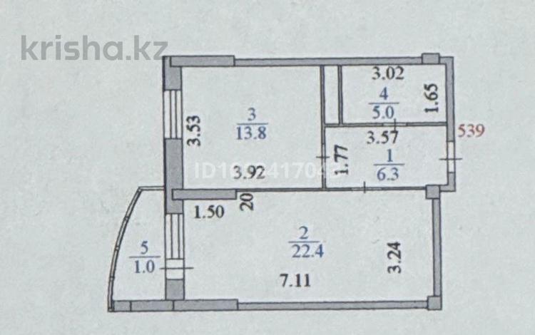 1-бөлмелі пәтер · 50 м² · 3/14 қабат, Алматы 13, бағасы: 27.5 млн ₸ в Астане, Есильский р-н — фото 8