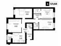4-комнатная квартира · 121.68 м², Е 496 7 за ~ 79.1 млн ₸ в Астане, Есильский р-н — фото 3