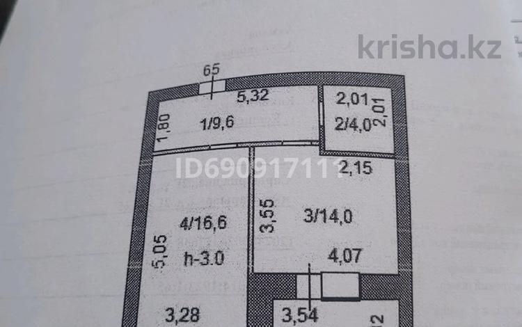 1-комнатная квартира, 46.5 м², 6/10 этаж, Мкр. Сарыарка 2Г за ~ 14 млн 〒 в Кокшетау — фото 8