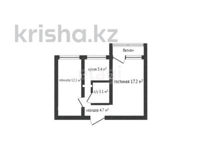2-бөлмелі пәтер · 44.5 м² · 5/5 қабат, Корчагина 84, бағасы: 9.8 млн ₸ в Рудном