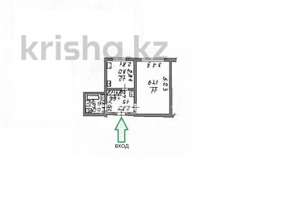 1-комнатная квартира, 40 м², 2/9 этаж, мкр Тастак-1 12 за 27.5 млн 〒 в Алматы, Ауэзовский р-н