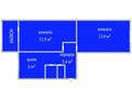 2-бөлмелі пәтер · 48.8 м² · 1/5 қабат, Строительная 14, бағасы: 19.3 млн ₸ в Костанае — фото 2