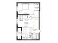 2-бөлмелі пәтер · 66.76 м², мкр Бозарык , мкр Бозарык, ул. Боржар, бағасы: ~ 23.4 млн ₸ в Шымкенте, Абайский р-н — фото 3