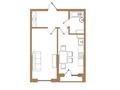 2-бөлмелі пәтер · 41.8 м² · 5/6 қабат, Микрорайон Кайрат, бағасы: ~ 25.1 млн ₸ в Алматы