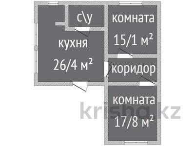 Отдельный дом · 2 комнаты · 72 м² · 8.5 сот., 1-й Цветочный проезд 21 за 13.5 млн ₸ в Костанае