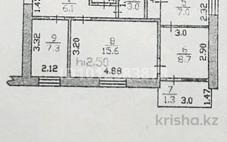 2-комнатная квартира · 51 м² · 3/5 этаж, Астана — Диспечерская за 16.5 млн ₸ в Талдыкоргане, мкр Самал — фото 2