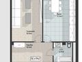 1-бөлмелі пәтер · 56.49 м² · 1/5 қабат, 32Б мкр, Мкрн. 32В 22, бағасы: ~ 19.2 млн ₸ в Актау — фото 2